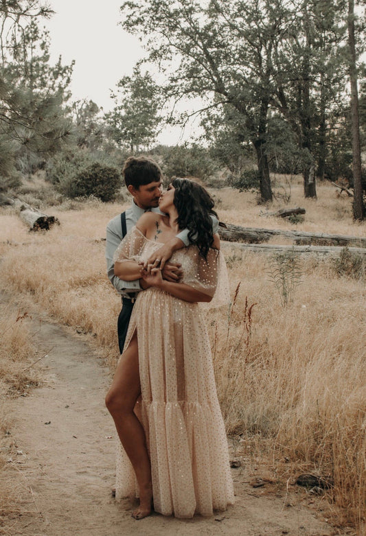 RETIRED RENTAL - Lila beige & gold