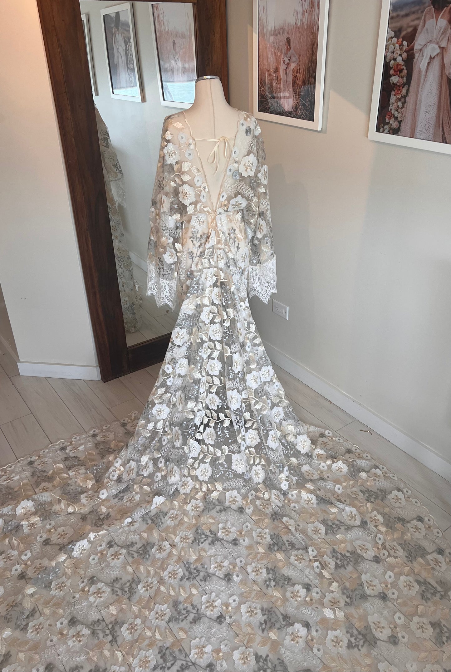 Alexandria boho wedding dress - buy Dalliance Bespoke Alexandria boho wedding dress - buy Dalliance Bespoke